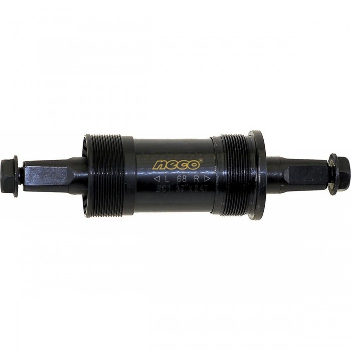 NECO Compact Bottom Bracket 127.5 mm with Nylon Shells, Axle Length 30.5 mm - 1