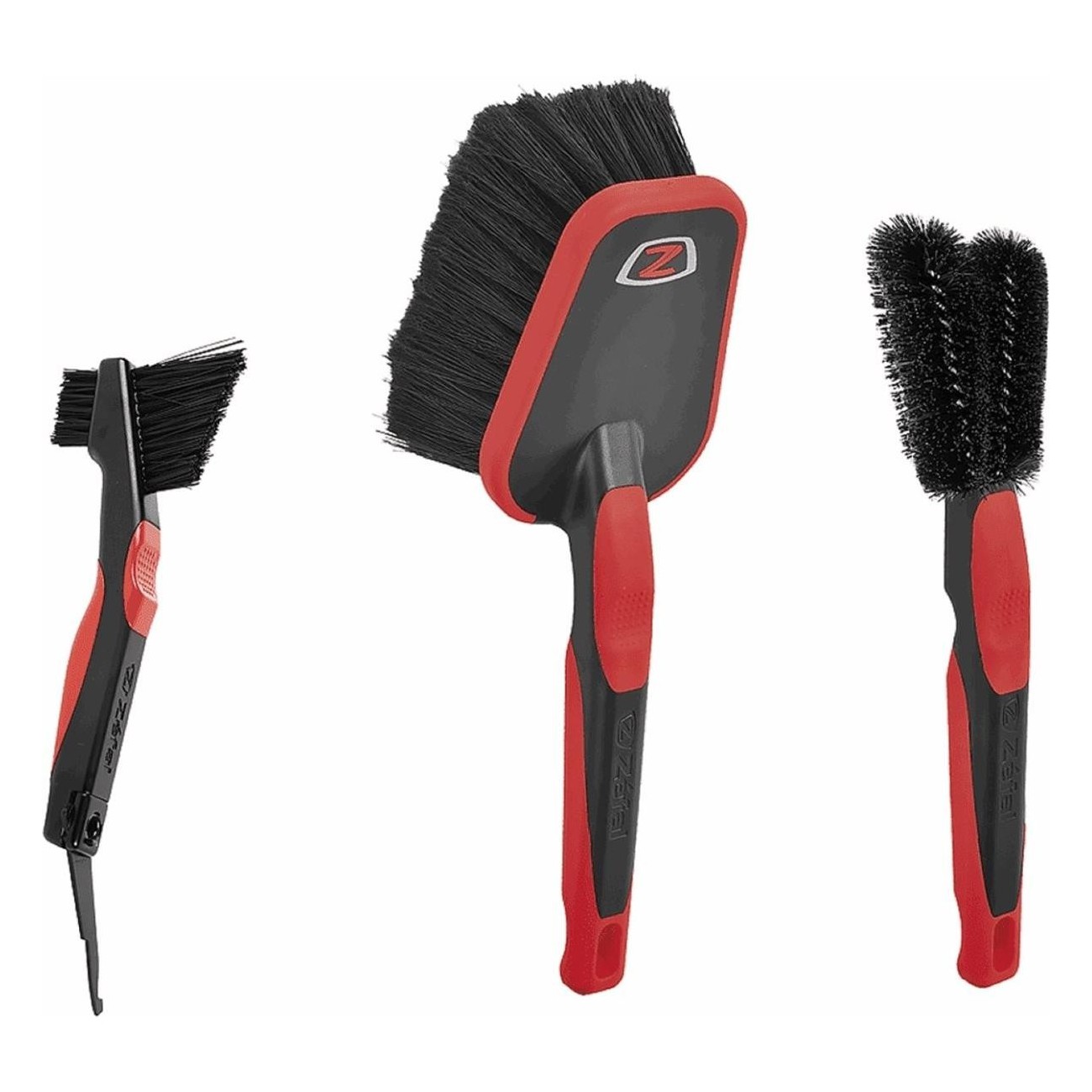 3-Piece Bike Cleaning Brush Set - ZB Wash, Twist and Clean - 1