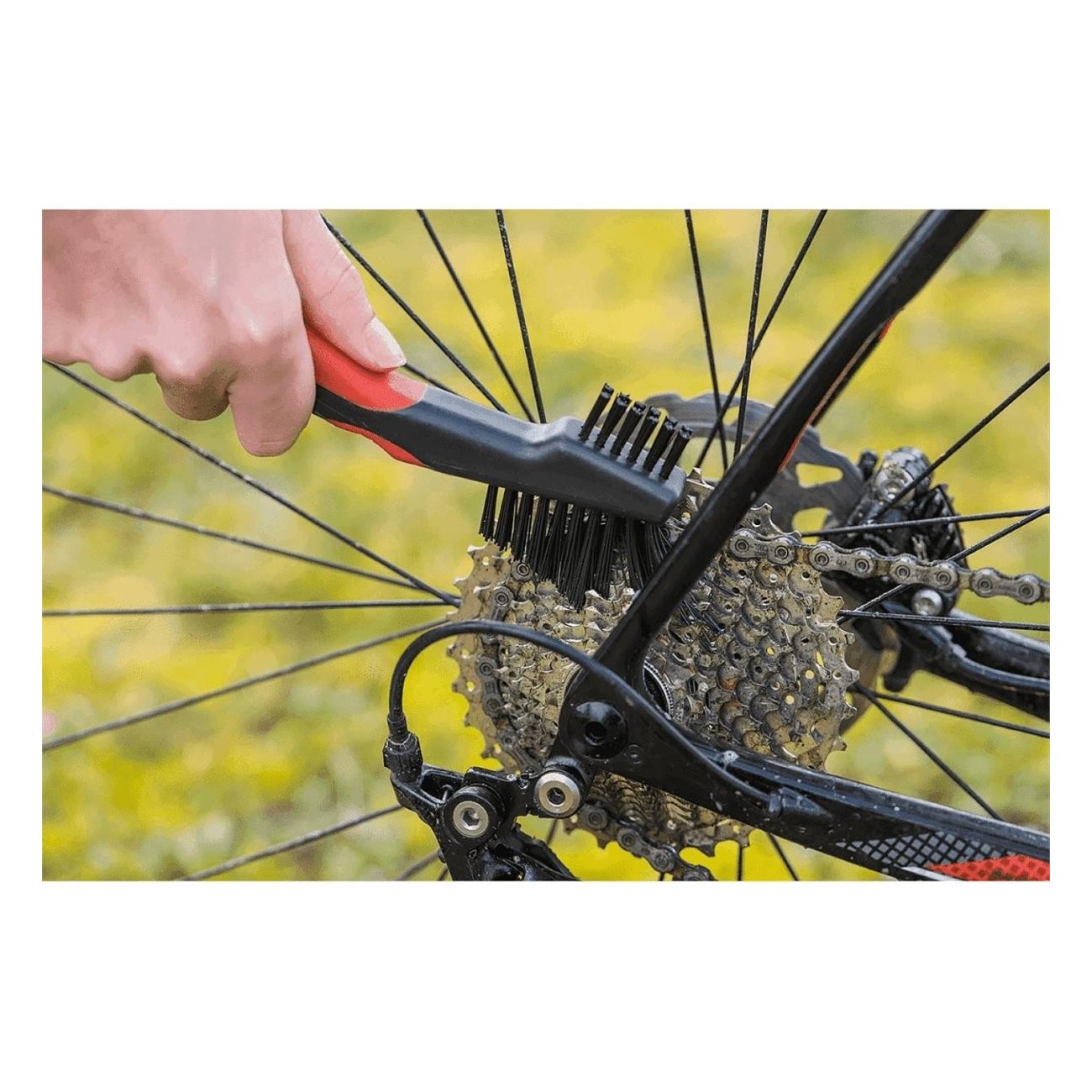 3-Piece Bike Cleaning Brush Set - ZB Wash, Twist and Clean - 4