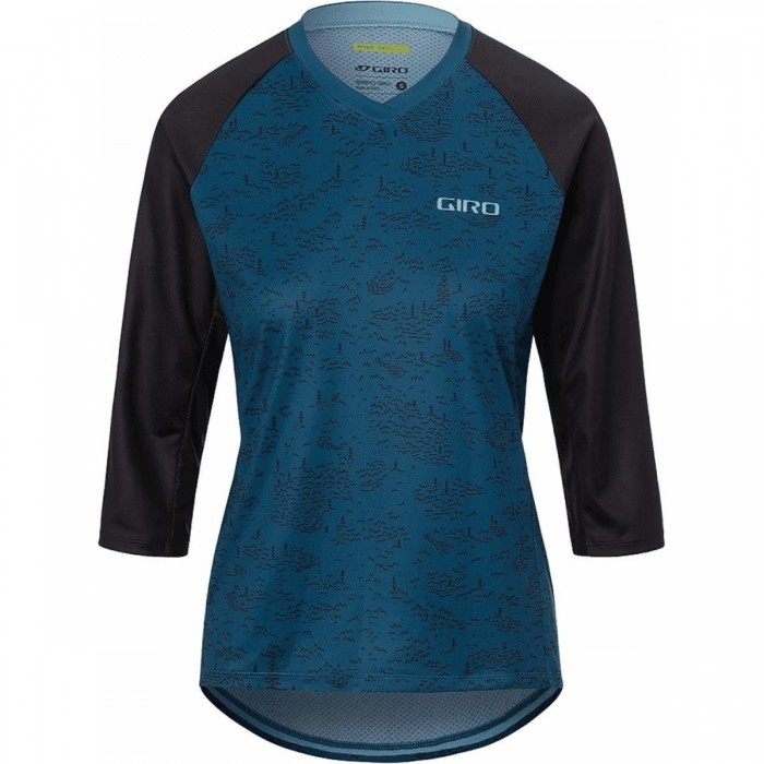 T-shirt Roust 3/4 Femme Bleu Harbor Taille L - Respirante et Confortable - 1