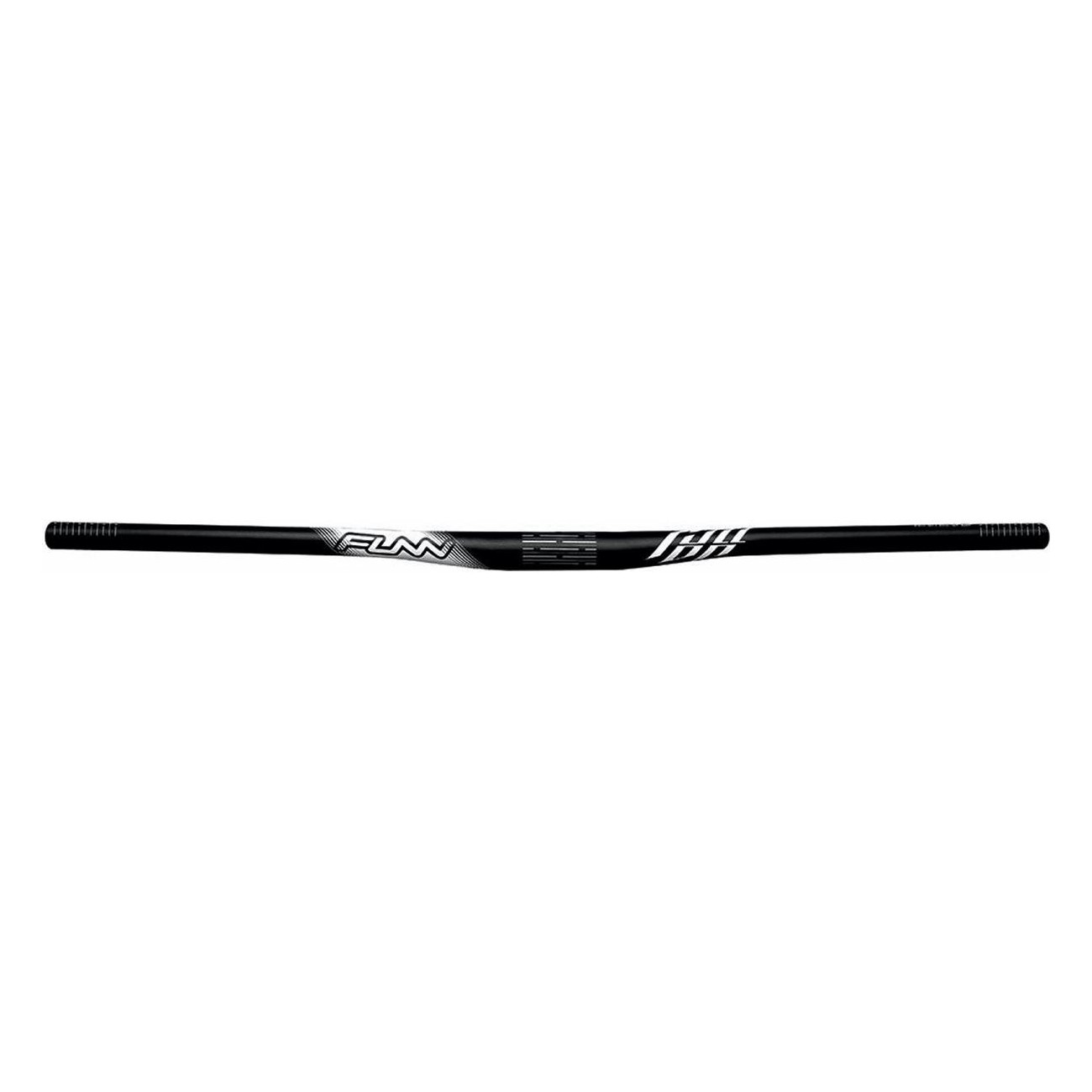 Guidon VTT FULL ON 31,8x785mm en Alliage 6061 Noir avec Rise 15mm et Sweep 5,5/8° - 1