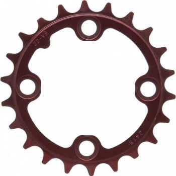 22T Red Aluminum MTB Chainring - 64mm BCD, 3mm Thick, 9 Speed Compatible - 1