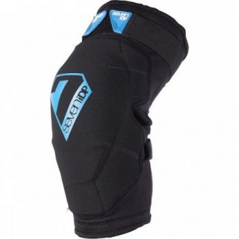 Flex Kniebandage XL Schwarz-Blau mit Doppelschutz und Atmungsaktivem Design - 2