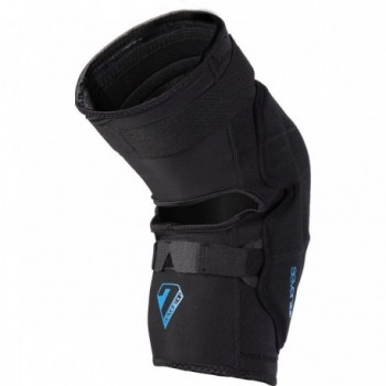 Flex Kniebandage XL Schwarz-Blau mit Doppelschutz und Atmungsaktivem Design - 3