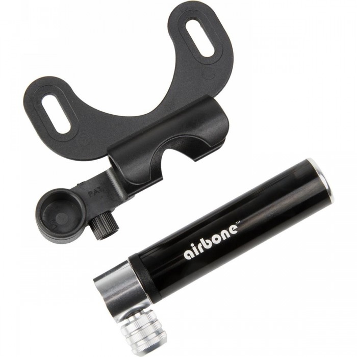 Mini Airbone SUPERNOVA Pumpe für FV/DV/AV, 100 psi, 49g, Schwarz/Silber - 1