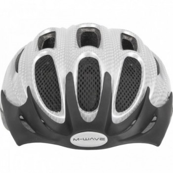 ACTIVE Helmet for Adults and Youth, White Carbon Design, Size M (53-57 cm) - 2