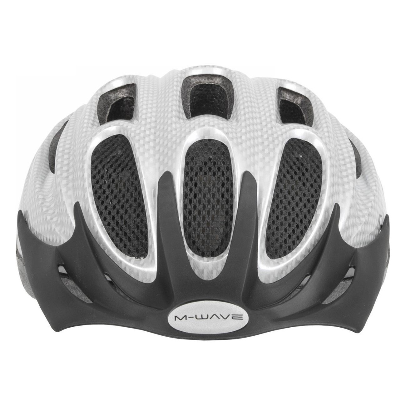 ACTIVE Helmet for Adults and Youth, White Carbon Design, Size M (53-57 cm) - 2