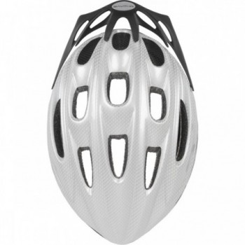 ACTIVE Helmet for Adults and Youth, White Carbon Design, Size M (53-57 cm) - 3