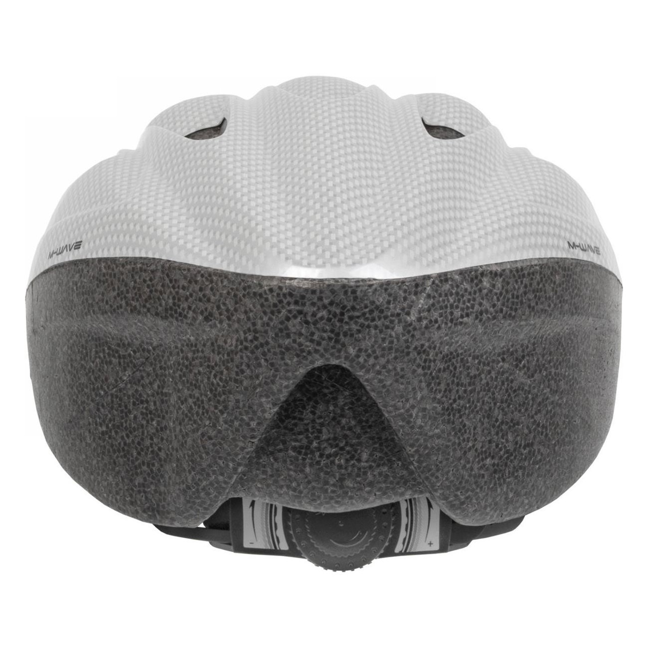 ACTIVE Helmet for Adults and Youth, White Carbon Design, Size M (53-57 cm) - 4