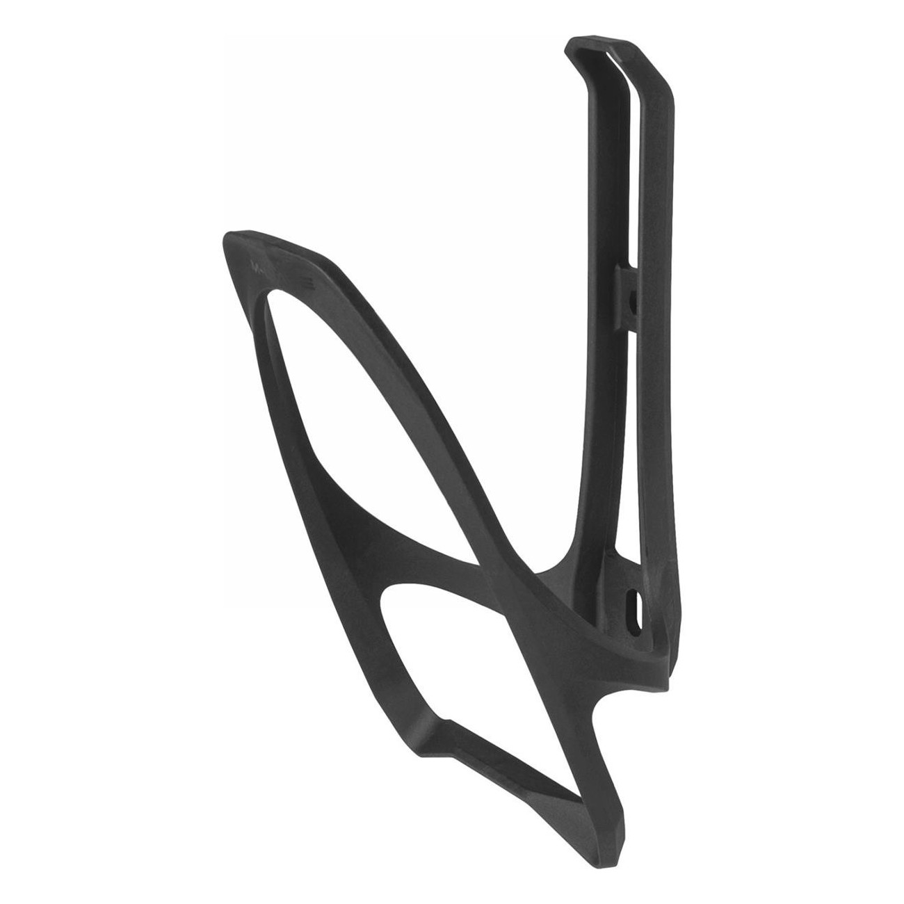 M-Wave BC 19-C Carbon and Matte Black Nylon Bottle Cage with Mounting Kit - 1