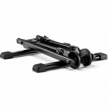 Luxury Black Steel Floor Bike Rack, Adjustable & Foldable with Floor Protection - 2