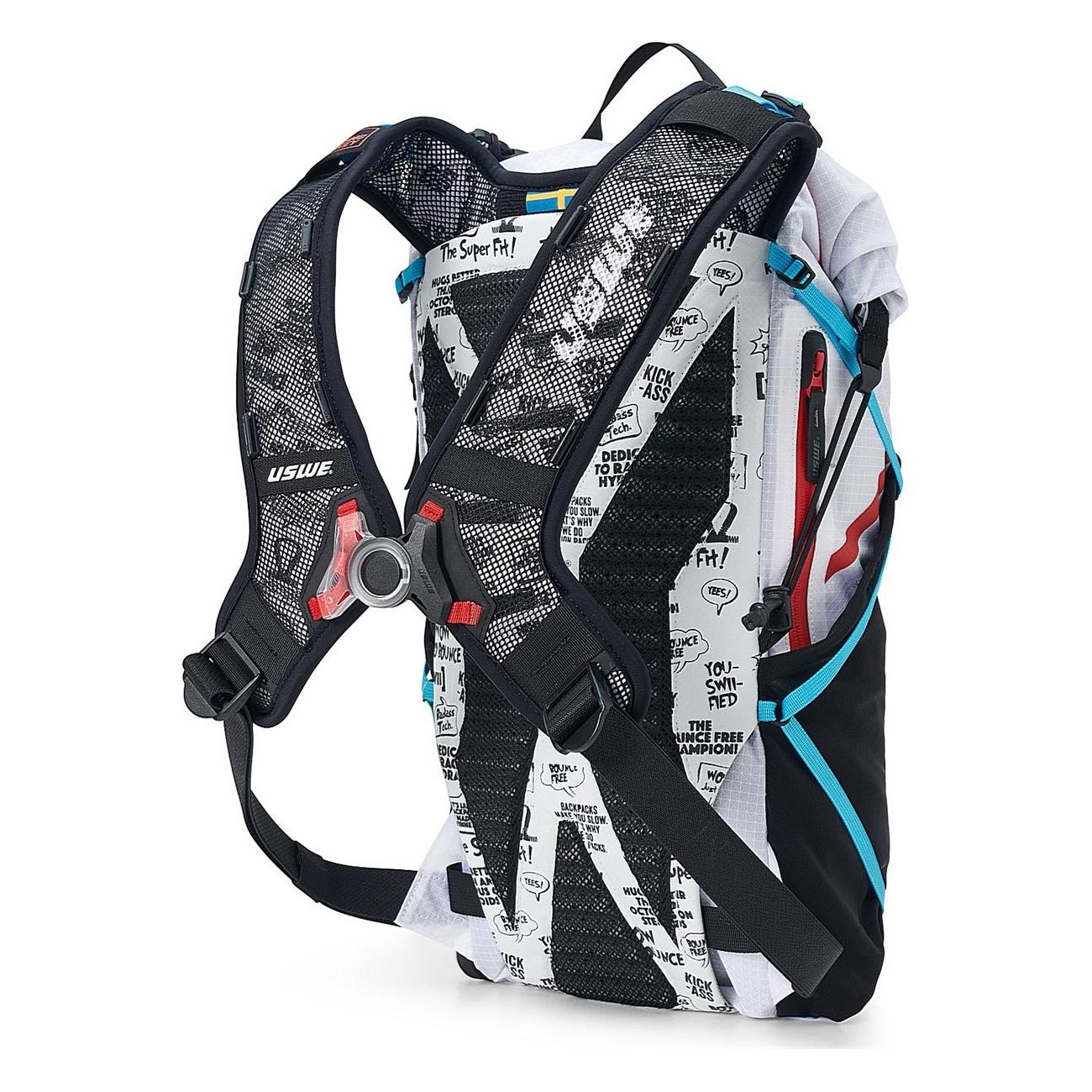 Mochila USWE Hajker Pro 30S 30 Litros Blanca - Resistente y Versátil para Aventuras - 10