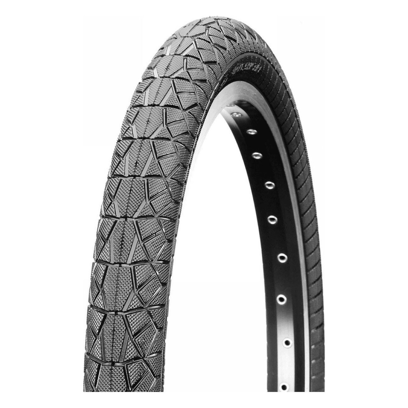 Pneu VTT 26x1.60 Noir Rigide CST C1381 - 775g, Idéal pour Terrains Accidentés - 1