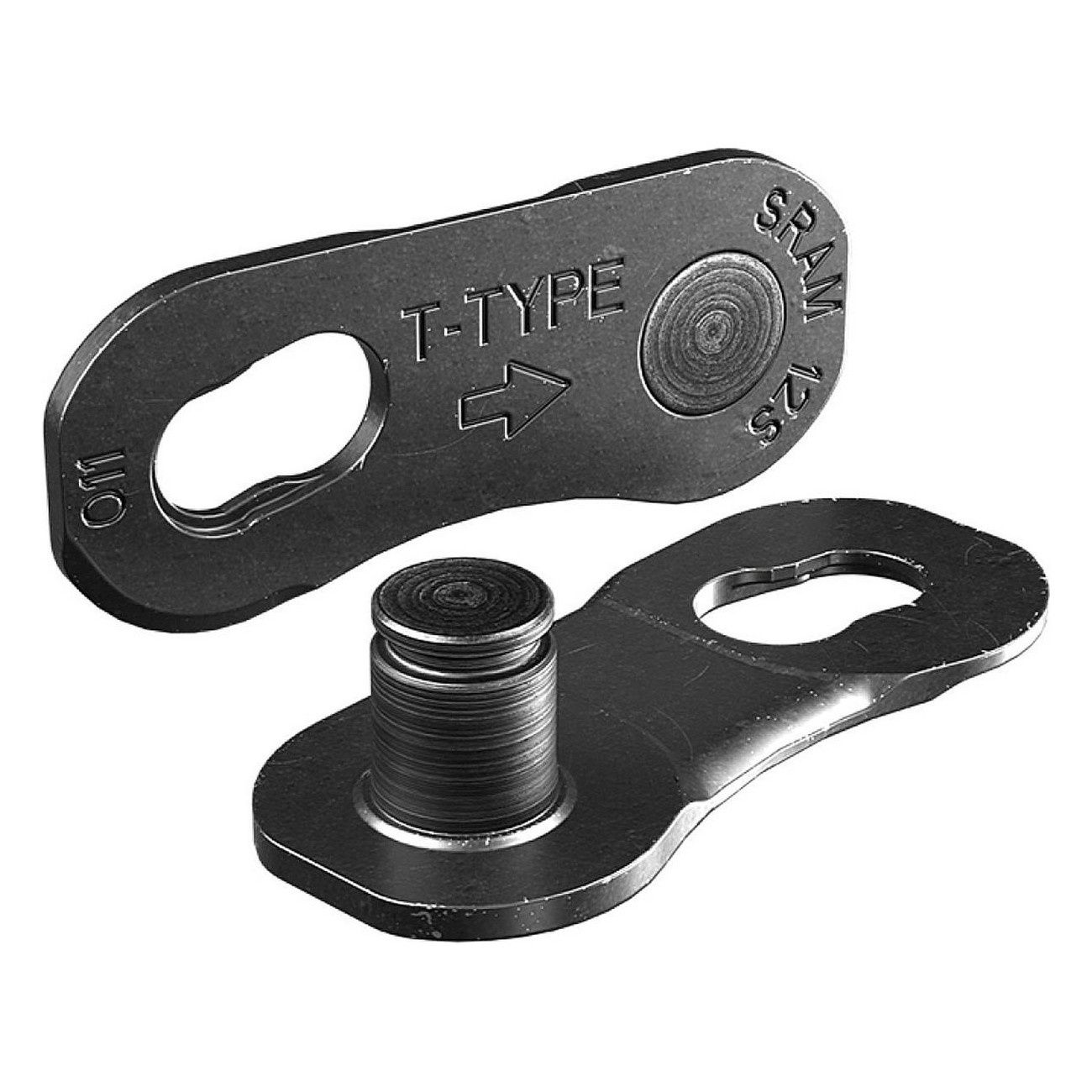 Candado SRAM Power Lock T-Type para Cadenas de 12 Velocidades, 4 Piezas, PVD Negro - 1