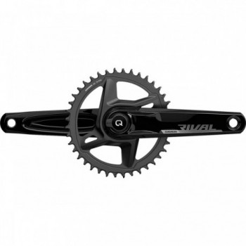 Guarnitura SRAM Quarq Rival AXS Wide 175mm 46T con Misuratore di Potenza, Senza Movimento Centrale DUB - 1 - Guarnitura - 071084