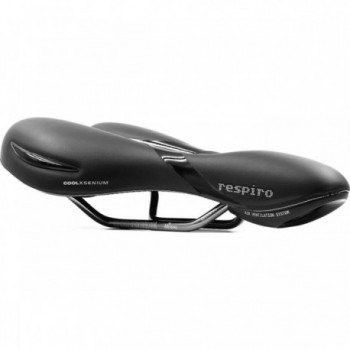 Sella Respiro Moderate Unisex Strada/Trekking con Royalgel Nera 277x182 mm - Comfort e Tecnologia Avanzata - 2 - Selle - 8021890