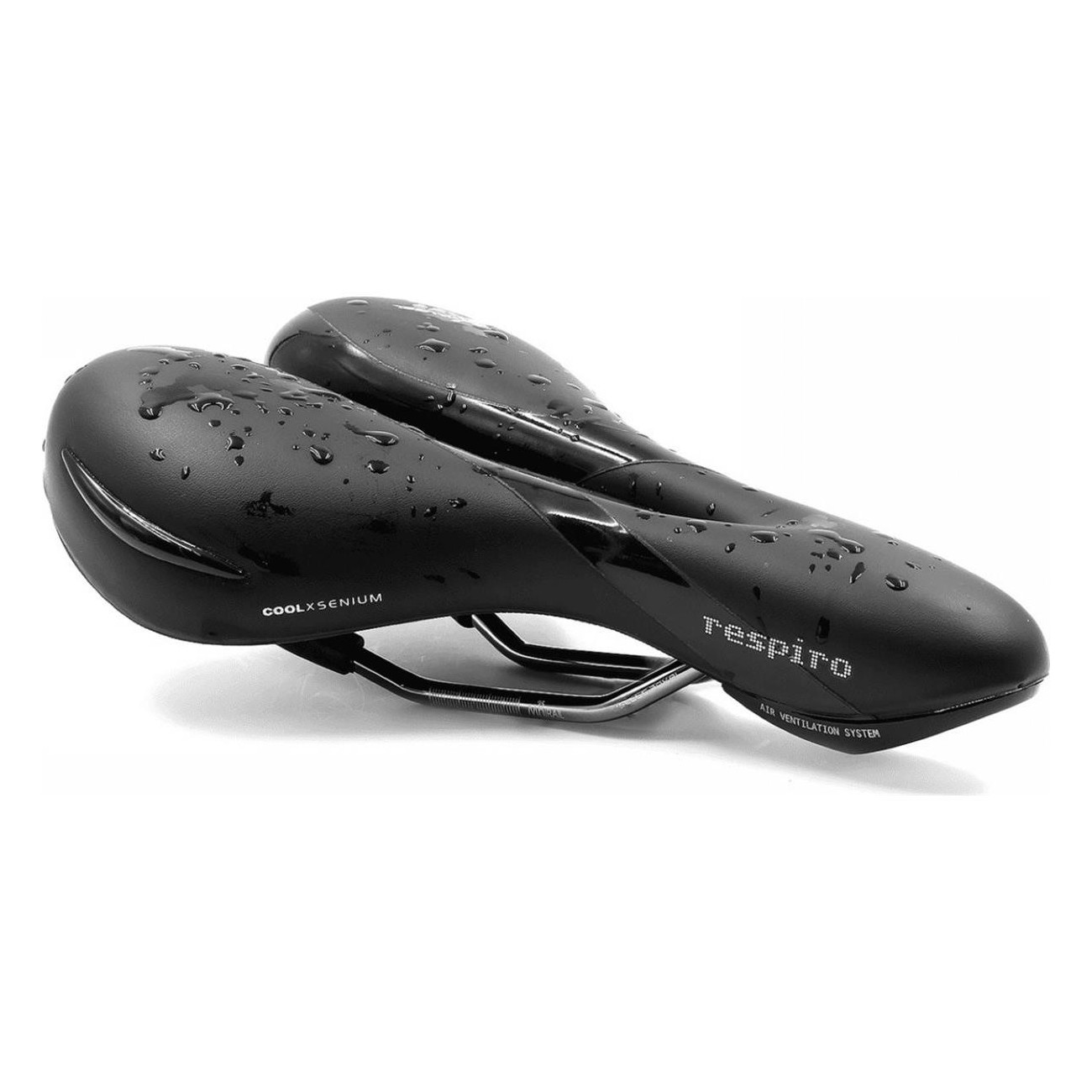 Sella Respiro Moderate Unisex Strada/Trekking con Royalgel Nera 277x182 mm - Comfort e Tecnologia Avanzata - 3 - Selle - 8021890