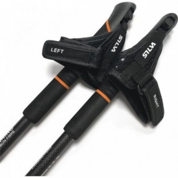 Silva Carbon Running Poles - Lightweight and Foldable for Tough Terrain - 15