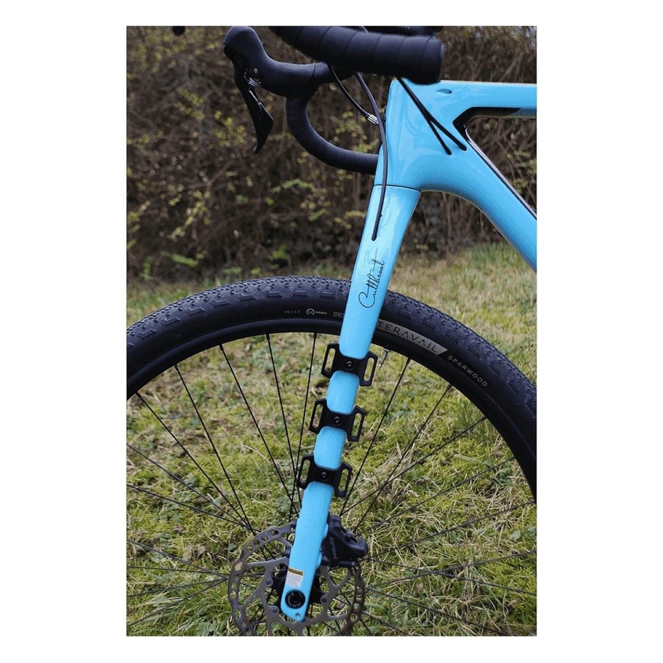 Plaques FIXPLUS 2.0 en résine M5 pour sangles de vélo - Set de 3 pièces - 4