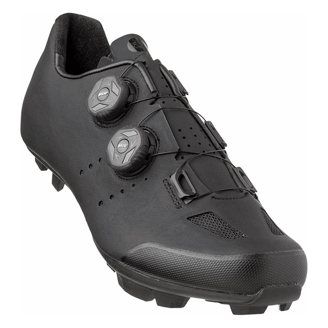 Chaussures VTT M810 Unisex Noires avec Semelle en Carbone et Fermeture Atop, Taille 41 - 1