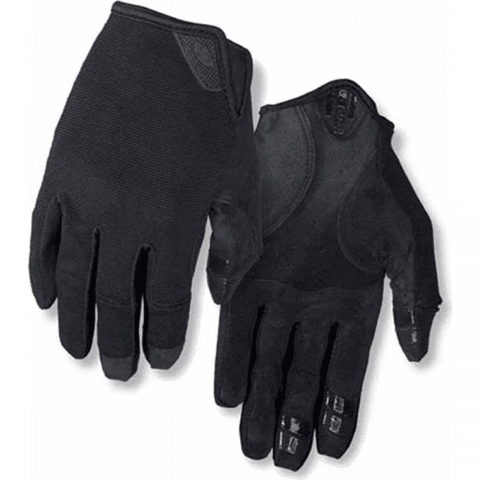 Gants Longs Été DND Noirs Taille S pour Cyclisme - Confort et Performance - 1