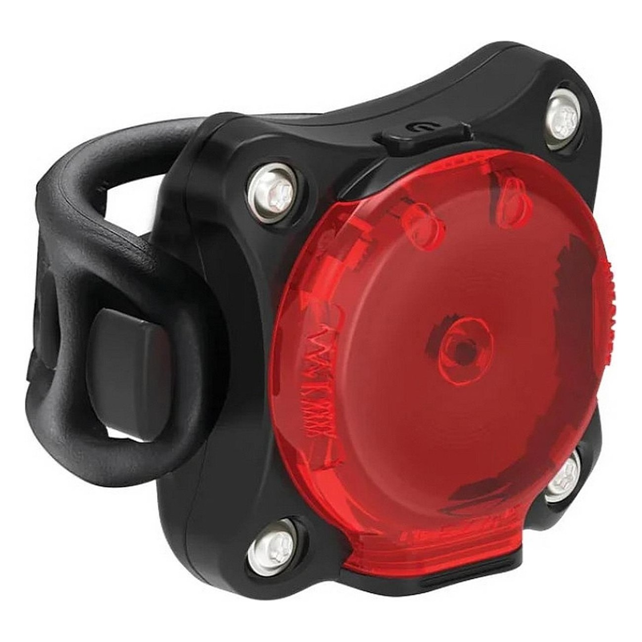 Lezyne Zecto STVZO Red Bicycle Tail Light, Black, 30 Lumen, IPX7 Waterproof - 1