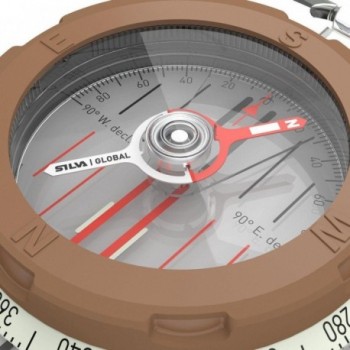 Silva Compass Expedition-360 Global: Bussola Professionale con Ago Globale per Navigazione in Tutte le Zone Magnetiche - 11 - Bu