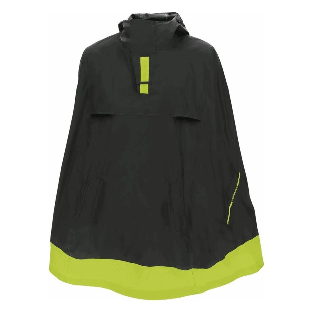 Capa de lluvia verde Airborne L-XL ergonómica y compacta para bicicleta - 1