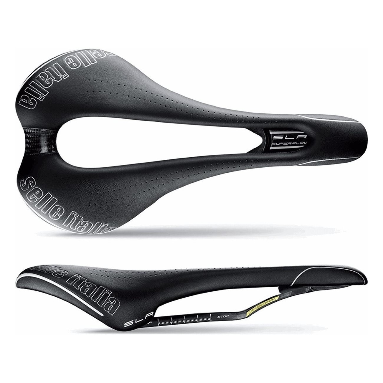 Sella SLR Superflow 131x275mm S3 in Fibra Tek - Leggera e Performante, 148g - 1 - Selle - 8030282520905