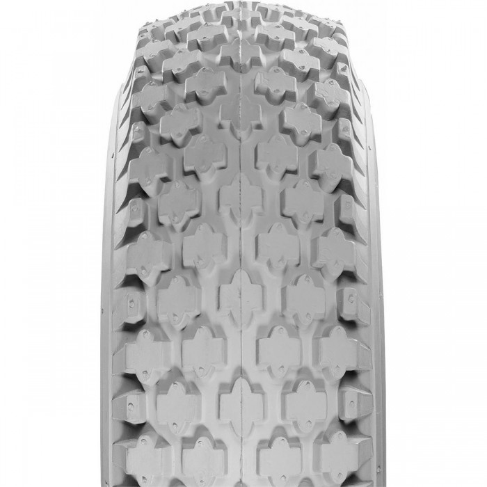 Gray Rigid Tire 4.10/3.50-6 for Wheelchair is307 - Durability & Reliability - 1