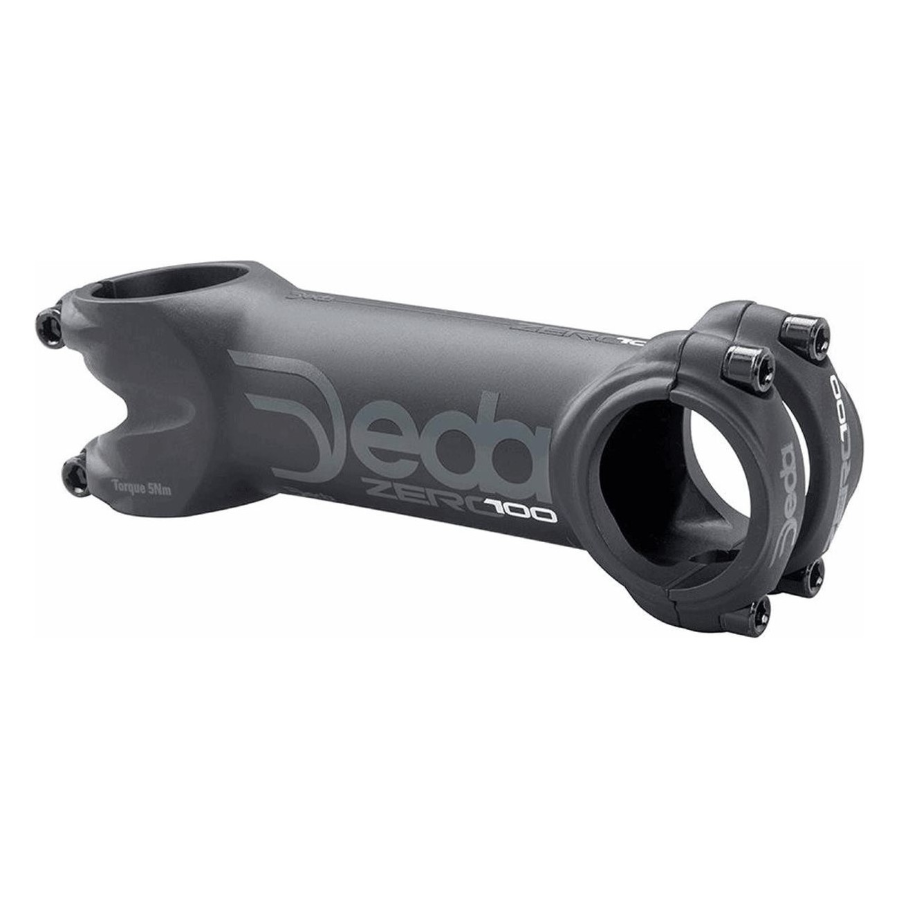 Deda ZERO100 31,7x90mm Lenkeradapter Aluminium Schwarz 82° - Leicht und Robust - 1