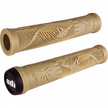 Odi Hucker Signature Griffe ohne Flansch - Hellbraun 160 mm für BMX - 1