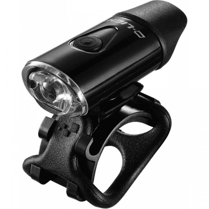 USB Rechargeable Front Light 0.5W with Helmet and Handlebar Mount, 4 Modes - 1