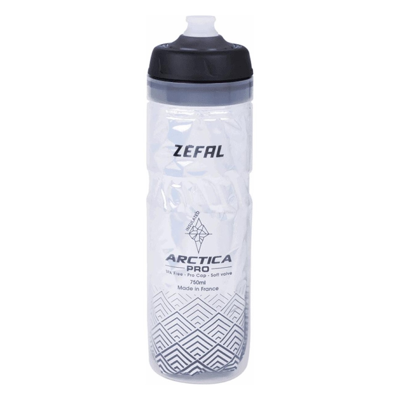 Arctica Pro Thermosflasche 750ml Grau/Schwarz mit Pro Cap System - 1