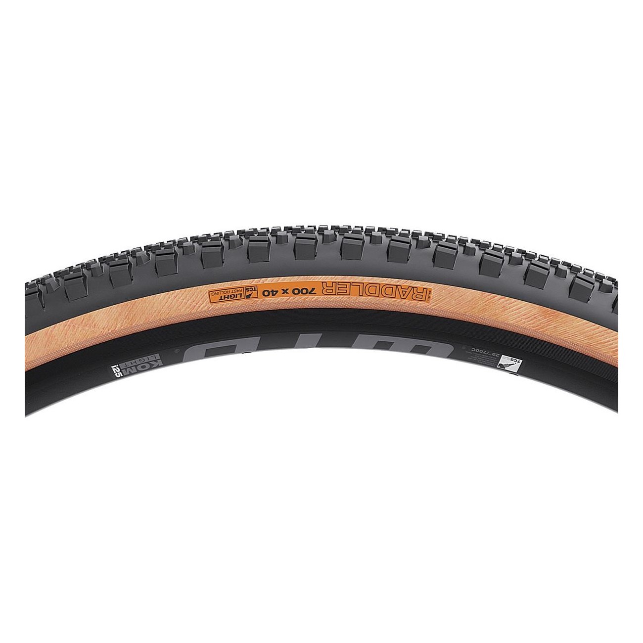 WTB Radler TCS 700 x 40c Tanwall Tire - Lightweight & Fast for Gravel & Bikepacking - 4