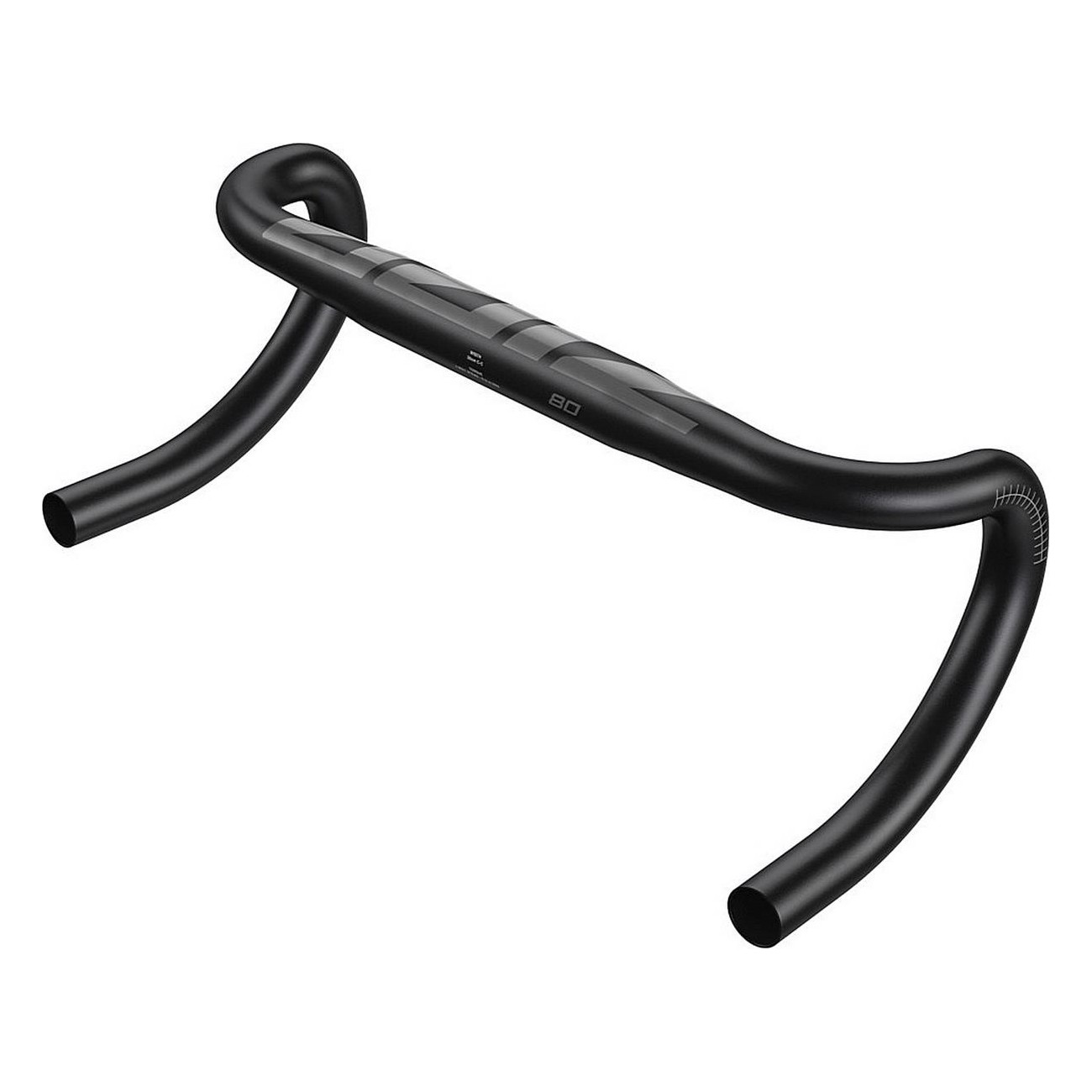 Zipp Service Course SL 80 Handlebar Black 38 cm - Comfort & Efficiency in Aluminum 7050 - 1