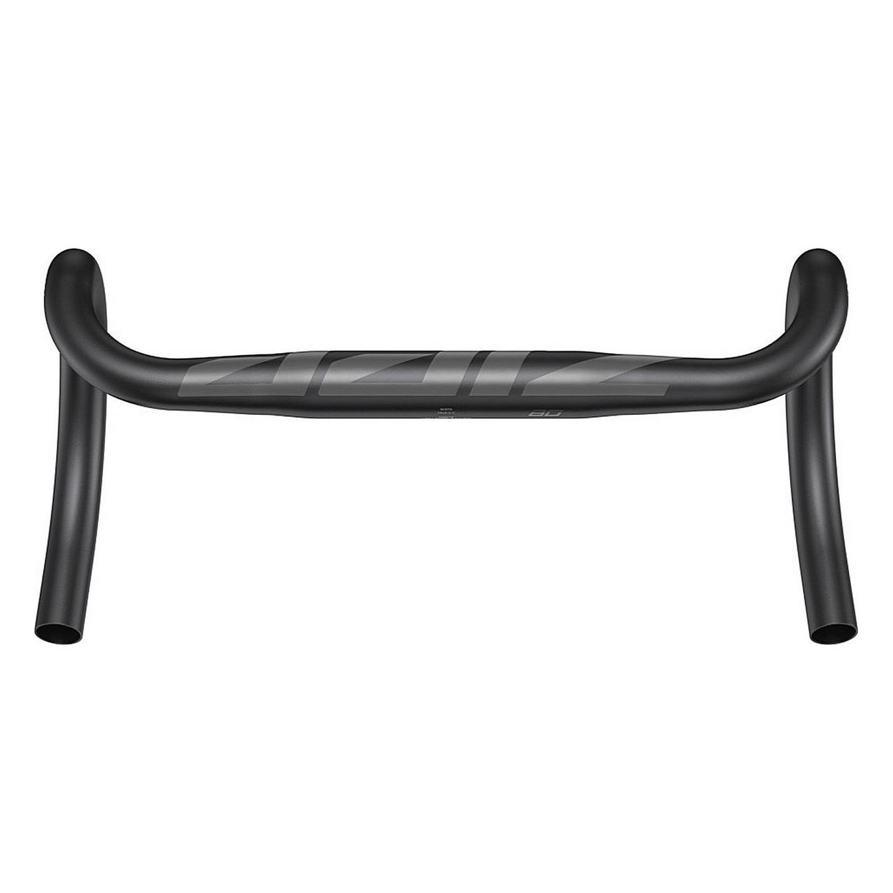 Manillar Zipp Service Course SL 80 Negro 38 cm - Comodidad y Eficiencia en Aluminio 7050 - 4