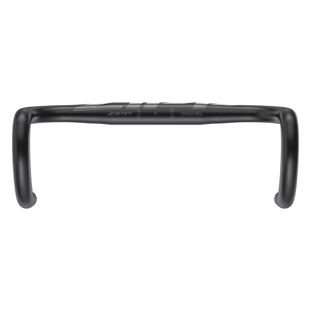 Zipp Service Course SL 80 Handlebar Black 38 cm - Comfort & Efficiency in Aluminum 7050 - 5