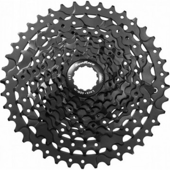 MTB Kassette 9V 11/40 Zähne Schwarz Stahl Kompatibel mit Shimano - SUNRACE - 1