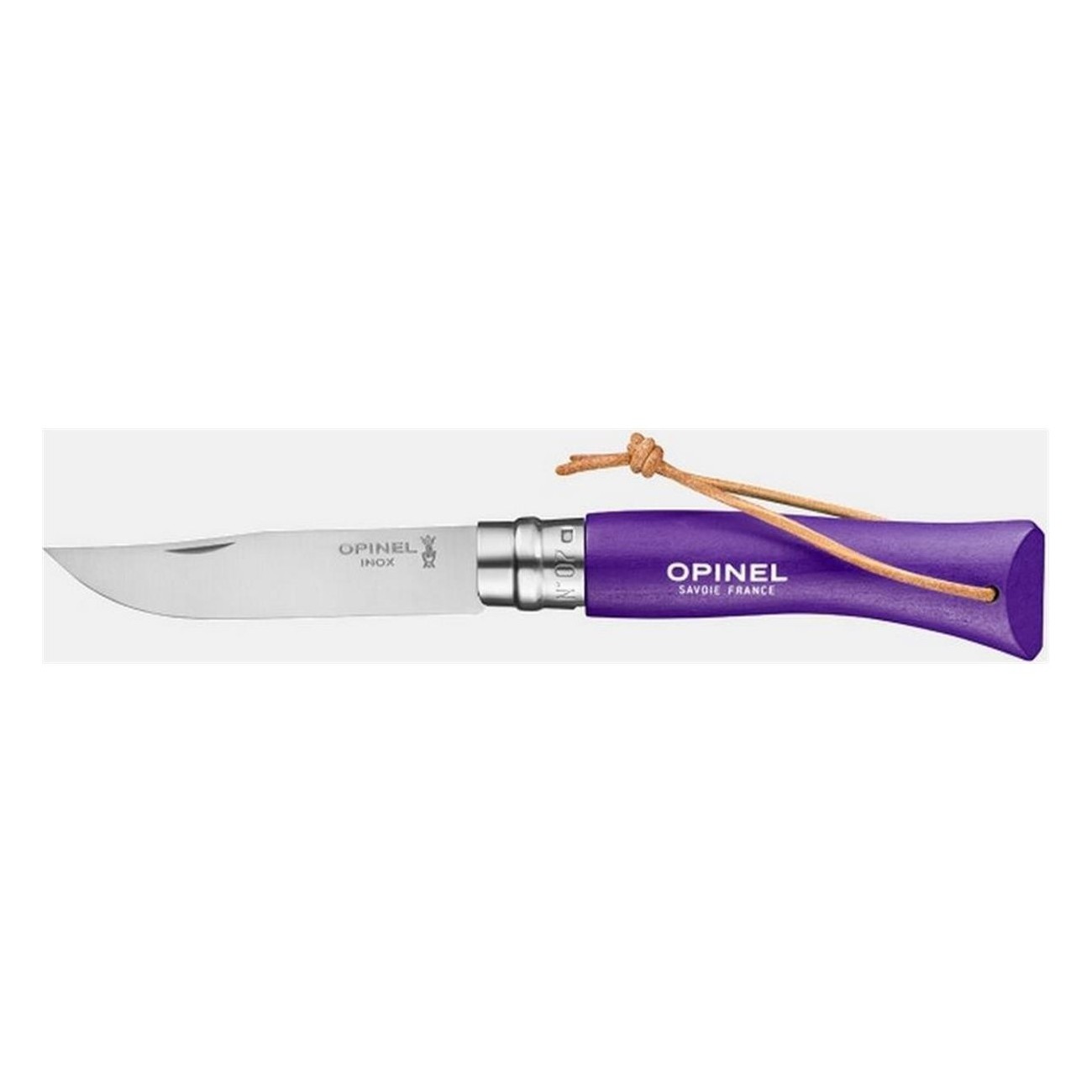 Couteau Pliant Opinel Tradition N°07 Violet - Set de 6 Pièces - 1