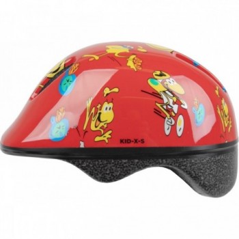 Children's Helmet XS 46-52 cm Red Frog Design - KID X S - 3