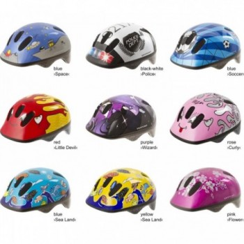 Casco per Bambini XS 46-52 cm Design Rana Rosso - KID X S - 6 - Caschi - 0698238409384