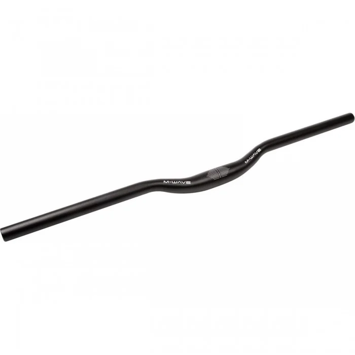 M-Wave A-Rise 700mm MTB Handlebar in Matte Black Aluminum, 10° Bend - 1