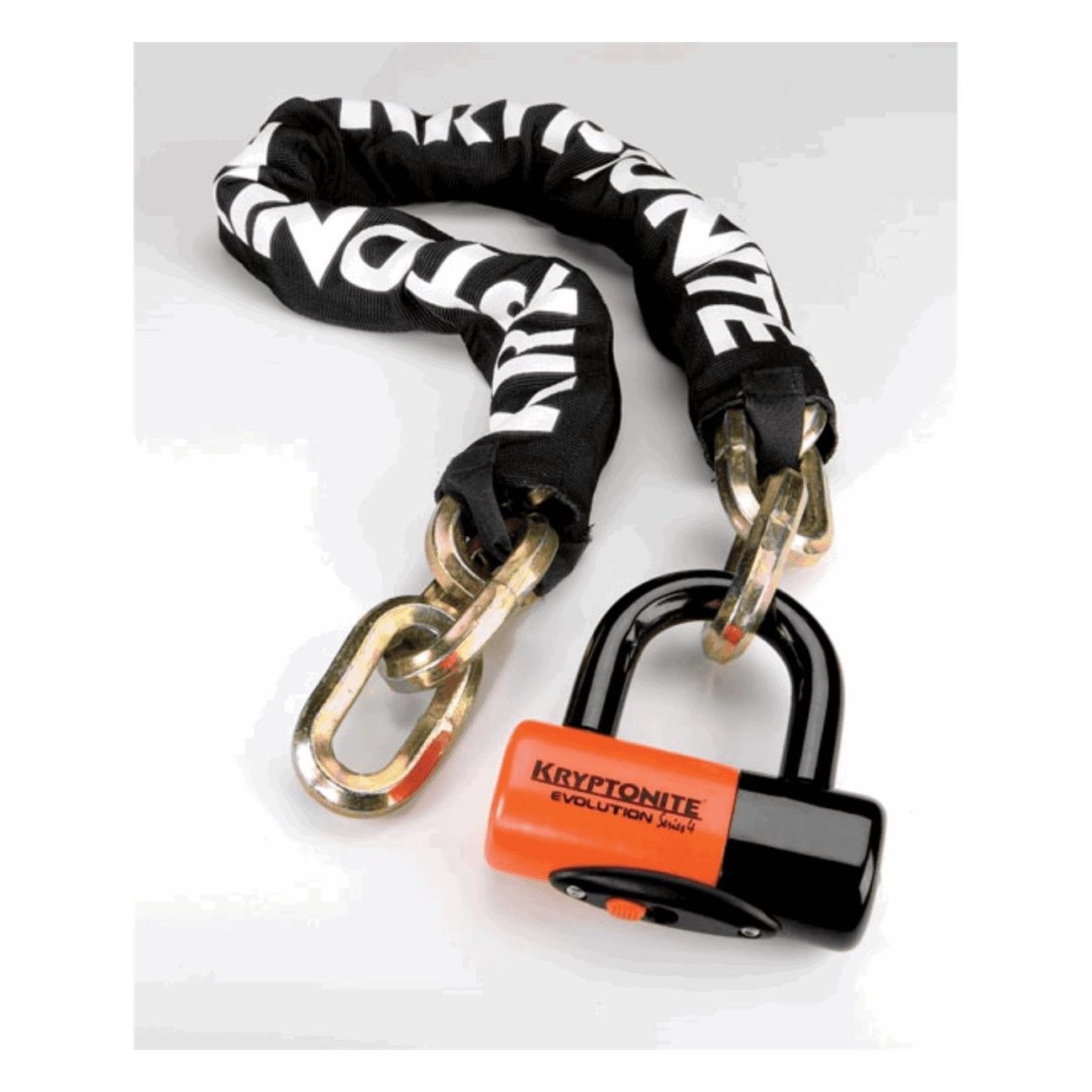 New York 12mm Anti-Theft Chain with Evolution 1000mm Disc Lock and Key - 1