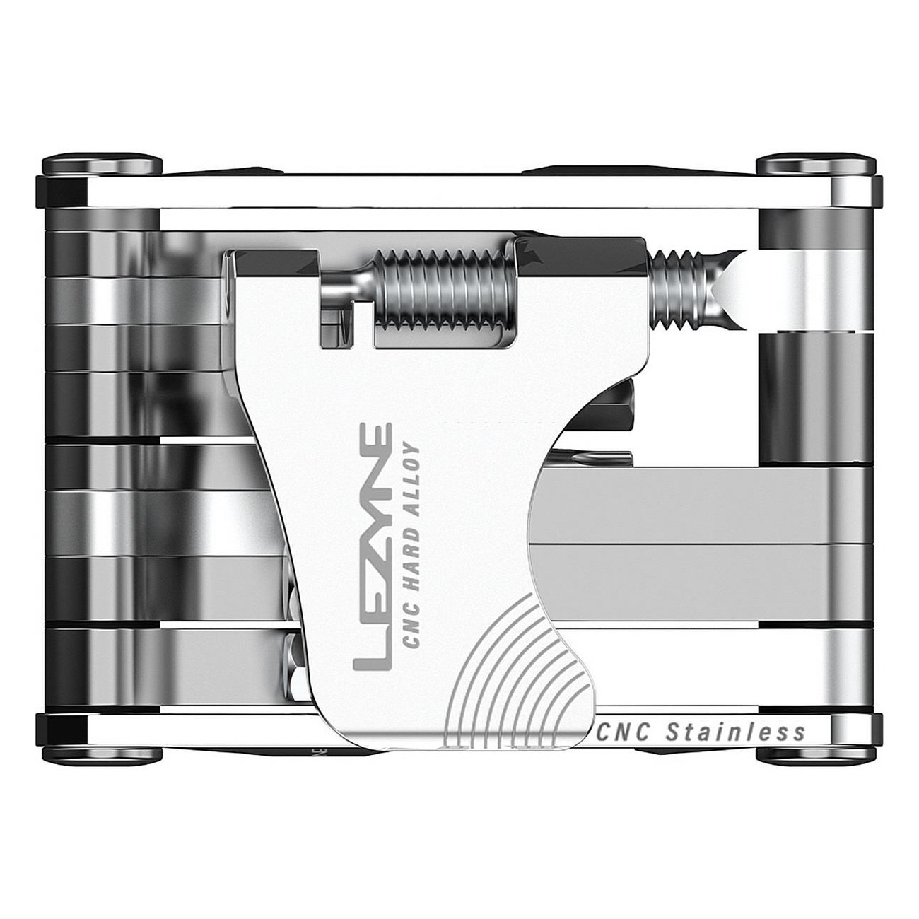 Lezyne SV Pro 13 Multifunctional Tools in Stainless Steel and Aluminum, Silver - 3