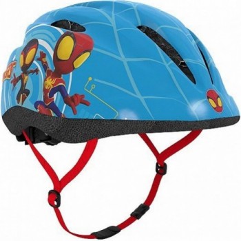 Casco Marvel Spidey per Bambini, Misura 48-52, Colore Azzurro - 7 - Caschi - 5902308592599