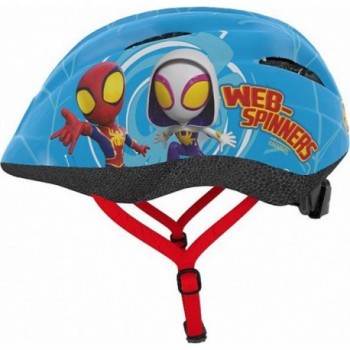 Casco Marvel Spidey per Bambini, Misura 48-52, Colore Azzurro - 10 - Caschi - 5902308592599