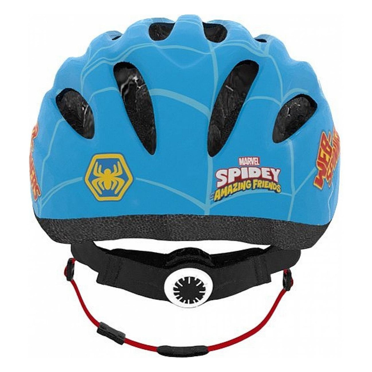 Casco Marvel Spidey per Bambini, Misura 48-52, Colore Azzurro - 13 - Caschi - 5902308592599