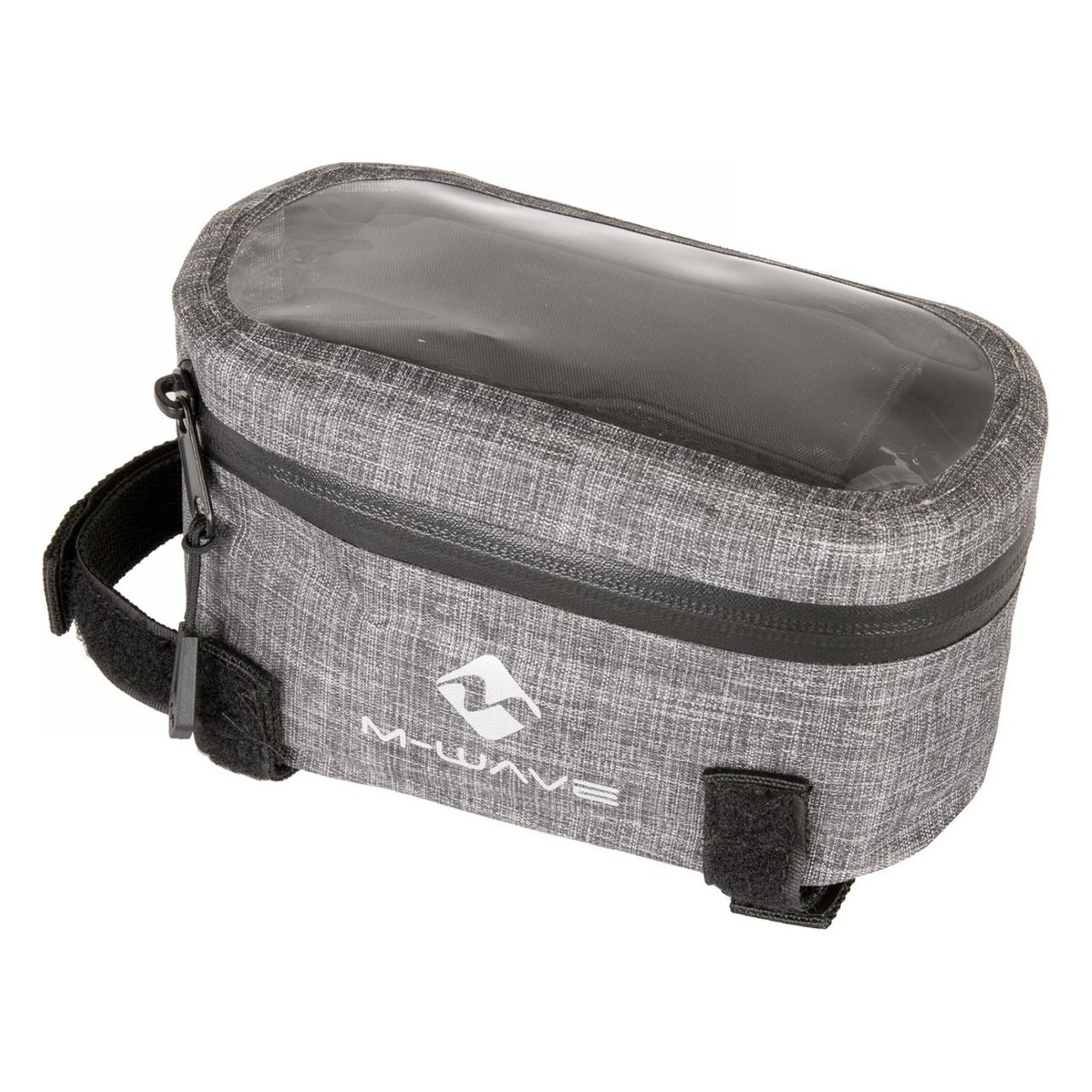 Waterproof Suburban Top Bag for Upper Tube in Reflective Grey TPU Nylon - 1