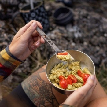 TrailSpork Ti : Ustensile de Cuisine Ultra-Léger en Titane pour Aventuriers à Vélo - 4